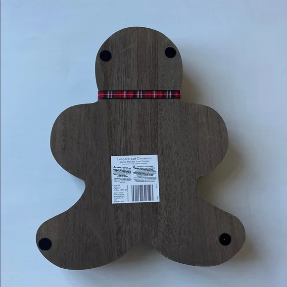 KIRKTON HOUSE Gingerbread Man Candle Holder - Brown and White - Picture 3 of 3